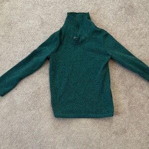 EUC - Jumping Bean Boys Super Soft Cowl Nexk green sweater